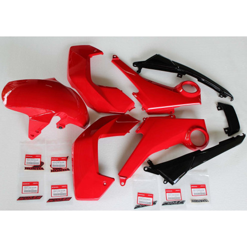 Kit carénages complet Type 3 Rouge, Honda 125 MSX