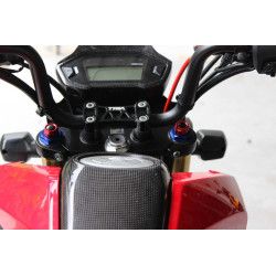 Bouchons de réglage de fourche Noir / Or, Honda 125 MSX