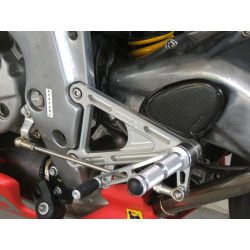 Commandes reculées Course CNC argent, Aprilia RS125