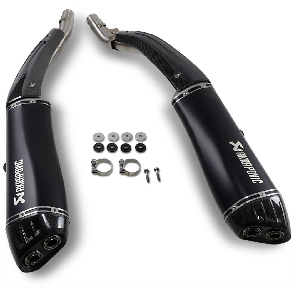 MUFFLERS BK TI/CF K1600B Akrapovic 1 - AVSmoto Racing Parts 