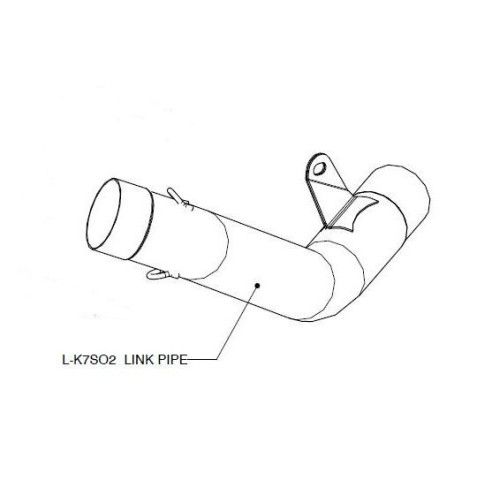 Tube/raccord de collecteur BMW S1000RR