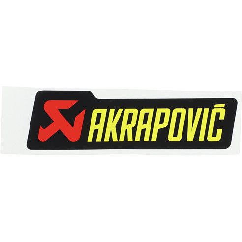 Sticker Akrapovic résistant à la chaleur 150x45