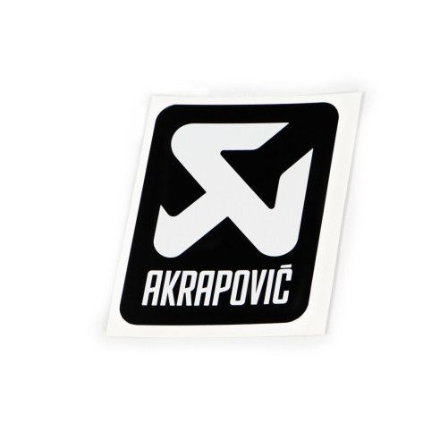 Sticker Akrapovic résistant à la chaleur 75mm