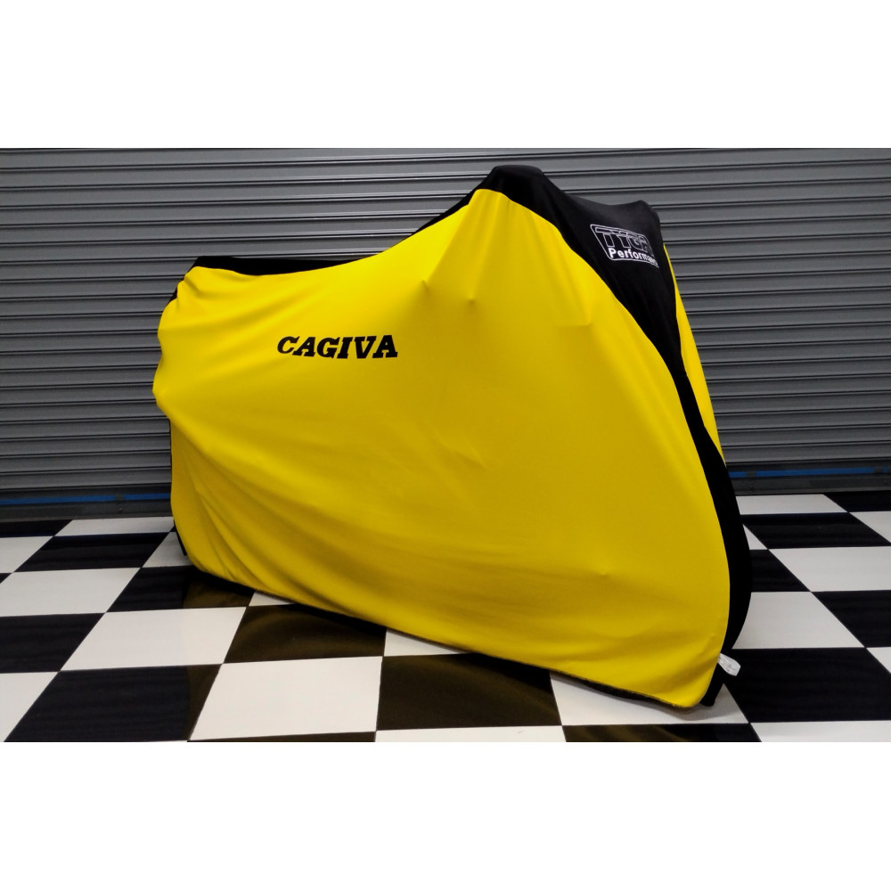 Housse de protection intérieur Cagiva jaune/noir