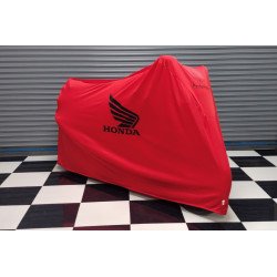 Housse de protection intérieur Honda rouge logo noir