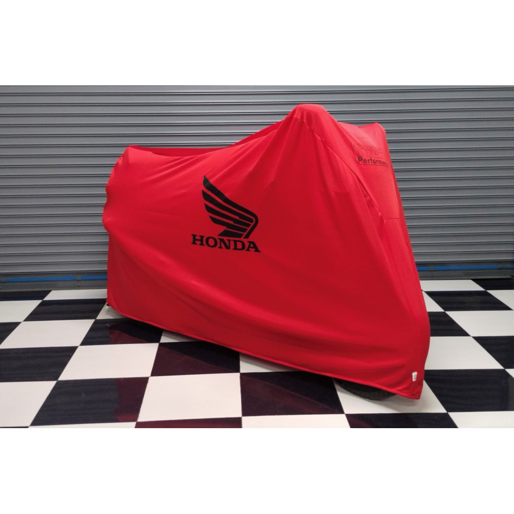 Housse de protection intérieur Honda rouge logo noir