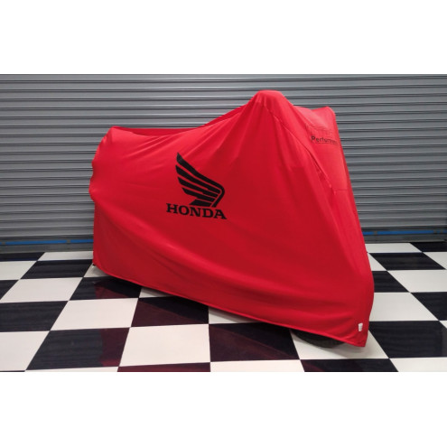 Housse de protection intérieur Honda rouge logo noir