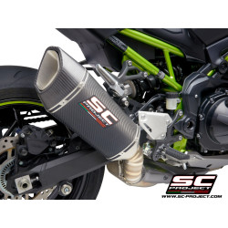 Silencieux SC-Project SC1-R carbone, Kawasaki Z900 2020 euro4