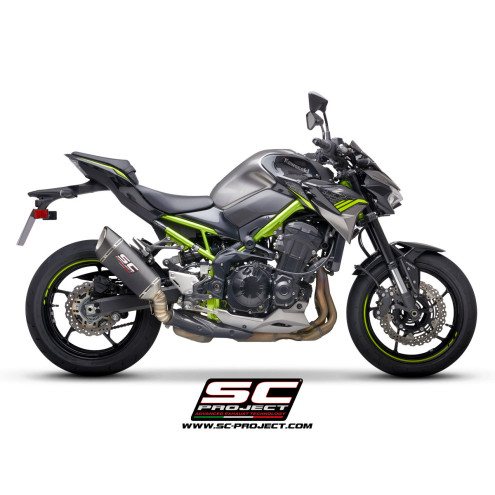 Silencieux SC-Project SC1-R carbone, Kawasaki Z900 2020 euro4