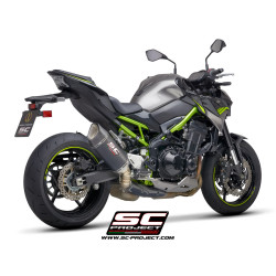 Silencieux SC-Project SC1-R carbone, Kawasaki Z900 2020 euro4