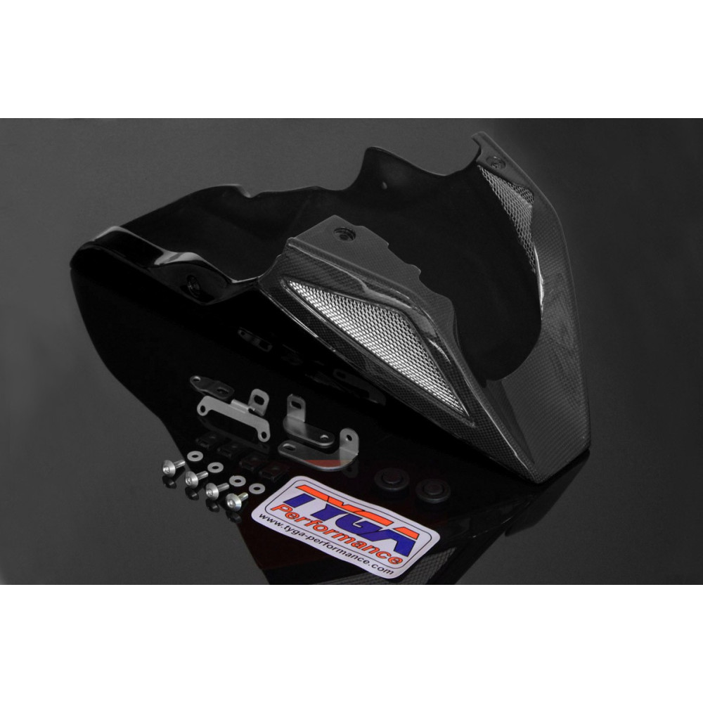 Sabot moteur Belly pan Carbone/Noir, Honda 125 MSX GROM