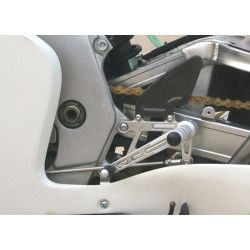 Commandes reculées CNC argent, Suzuki RGV 250 VJ22