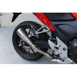 Silencieux Tyga-Performance Style MotoGp inox Maggot "slip on", Honda CBR500