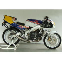 Echappement inox side by side, Honda NSR250 MC21 / MC28