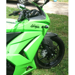 Garde boue avant carbone, Kawasaki NINJA 250 R 2008/2012