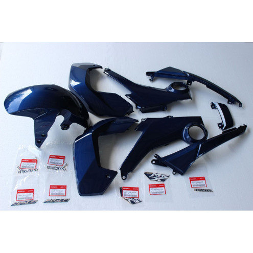 Kit carénages complet Type 4 Bleu métal, Honda 125 MSX