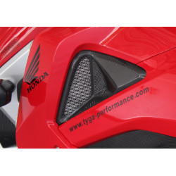 Grille et conduit d'air noir pour écopes de réservoir, Honda 125 MSX GROM