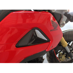 Grille et conduit d'air noir pour écopes de réservoir, Honda 125 MSX GROM