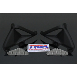 Grille et conduit d'air noir pour écopes de réservoir, Honda 125 MSX GROM