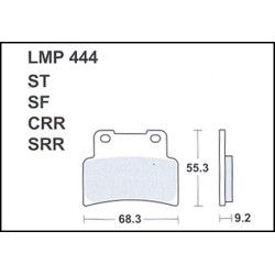 Plaquettes de frein avant AP-Racing CRR, Aprilia 125 RS 06-