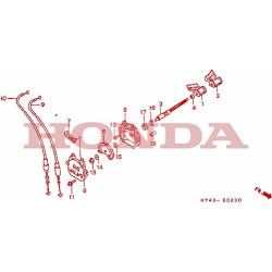 Entretoise d'axe de valves, Honda 125 NSR jc20 jc22 CRM jd13