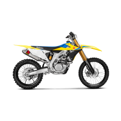 Ligne complète Akrapovic Evolution silencieux Titane, Suzuki 450 RM-Z 18-23