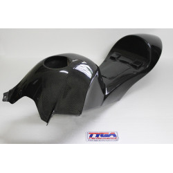 Coque selle/réservoir carbone, MiniRacerXtreme, Honda 125 MSX