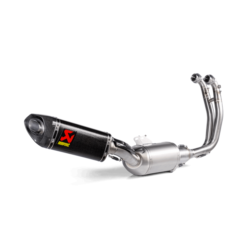 Ligne complète Akrapovic Racing carbone, Aprilia 660 RS