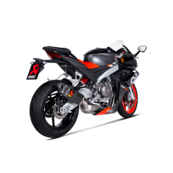 Ligne complète Akrapovic Racing carbone, Aprilia 660 RS