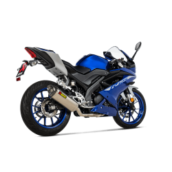 Ligne complète Akrapovic Titane, Yamaha 125 MT & YZF-R 2021-2022