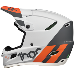 Casque Thor Reflex Cube ECE MIPS® blanc/orange taille XL 61/62