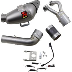 Ligne complète Akrapovic Racing titane, Yamaha MT07 2021-2023 et Tracer 7 GT 2020-23