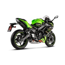 Ligne complète Akrapovic Homologué silencieux Titane, Kawasaki Z650 et Ninja 2017-20