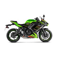 Ligne complète Akrapovic Homologué silencieux Titane, Kawasaki Z650 et Ninja 2017-20