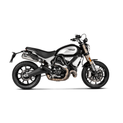 Silencieux Akrapovic titane, Ducati 1100 Scrambler 2018-20