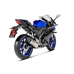 Ligne complète Akrapovic Racing Titane EURO-4, Yamaha MT-125 2020 YZF-R 2019-20