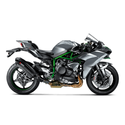 Echappement Akrapovic Carbone, Kawasaki NINJA H2 2015-2020