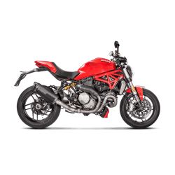 Echappement Akrapovic Black Titane, Ducati Monster 821 1200 R/S 2016-20