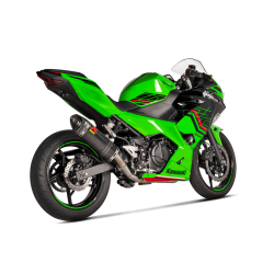 Echappement Akrapovic Racing carbone, Kawasaki Z400 2018-2023