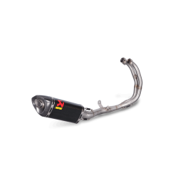 Ligne complète Akrapovic Racing Carbone, Yamaha MT03 YZF-R3