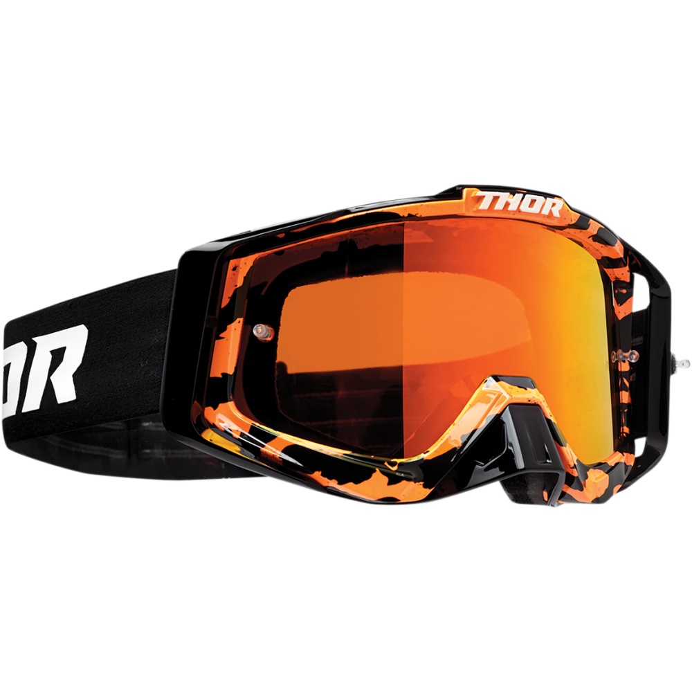 Masque Thor Sniper Pro RAMPANT orange/noir