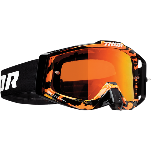 Masque Thor Sniper Pro RAMPANT orange/noir