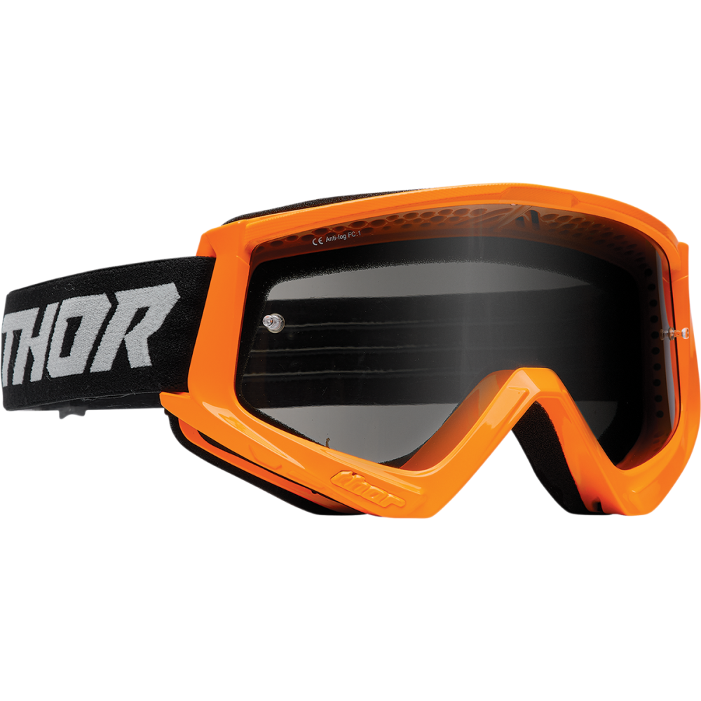 Masque Thor combat racer SND orange/gris