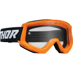 Masque Thor combat racer fluo orange/noir