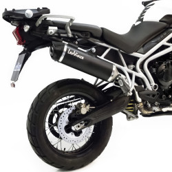 Silencieux Leovince SBK NERO Triumph 800 Tiger 2011-16