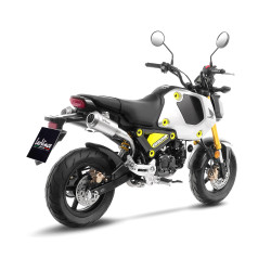 SBK LV-10 HONDA MSX125 GROM inox - pass. Haut dble sort