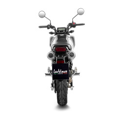 SBK LV-10 HONDA MSX125 GROM inox - pass. Haut dble sort