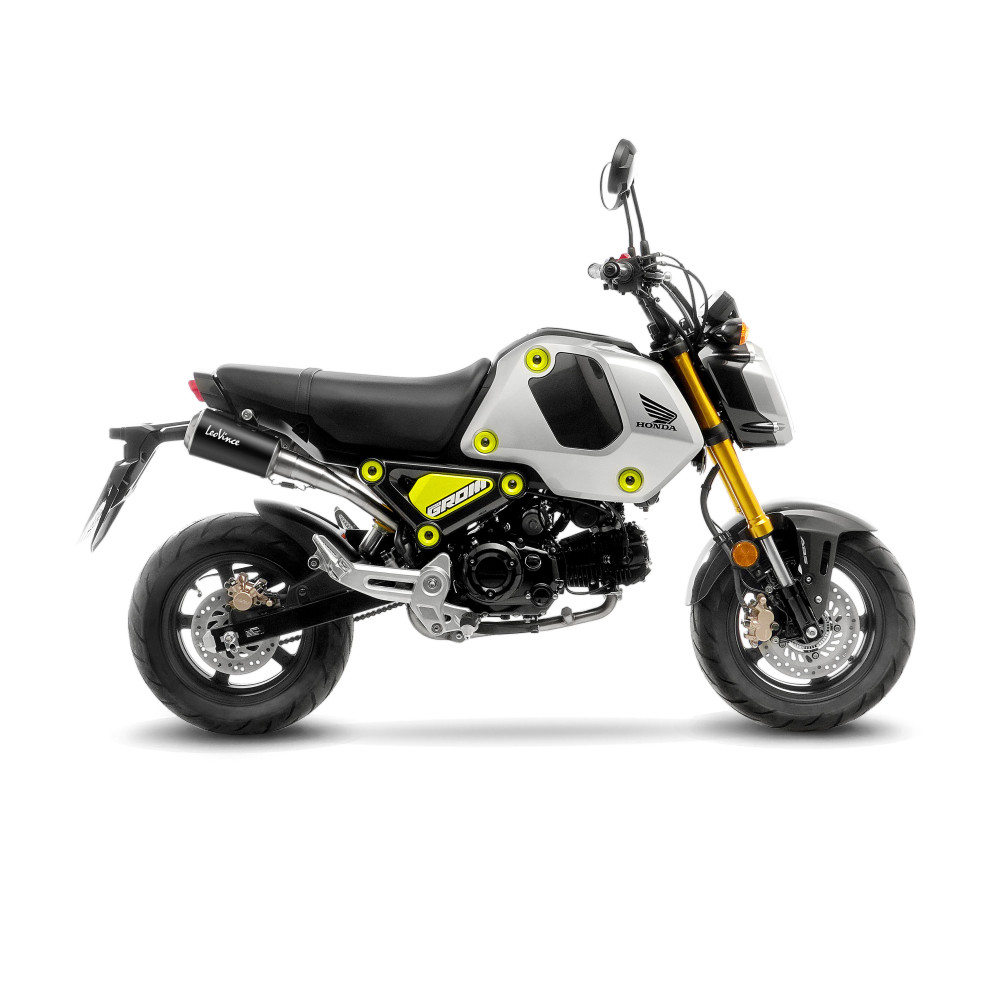 SBK LV-10 HONDA MSX125 GROM black - pass haut double sort haut