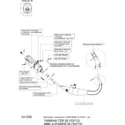 X-FIGHT YAMAHA TZR 50 '03 -'12