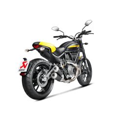 Echappement Akrapovic Titane black, Ducati Monster & Scrambler 2015-16